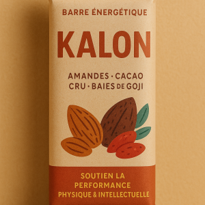Kalon - Barre énergétique amandes, cacao cru et baies de goji